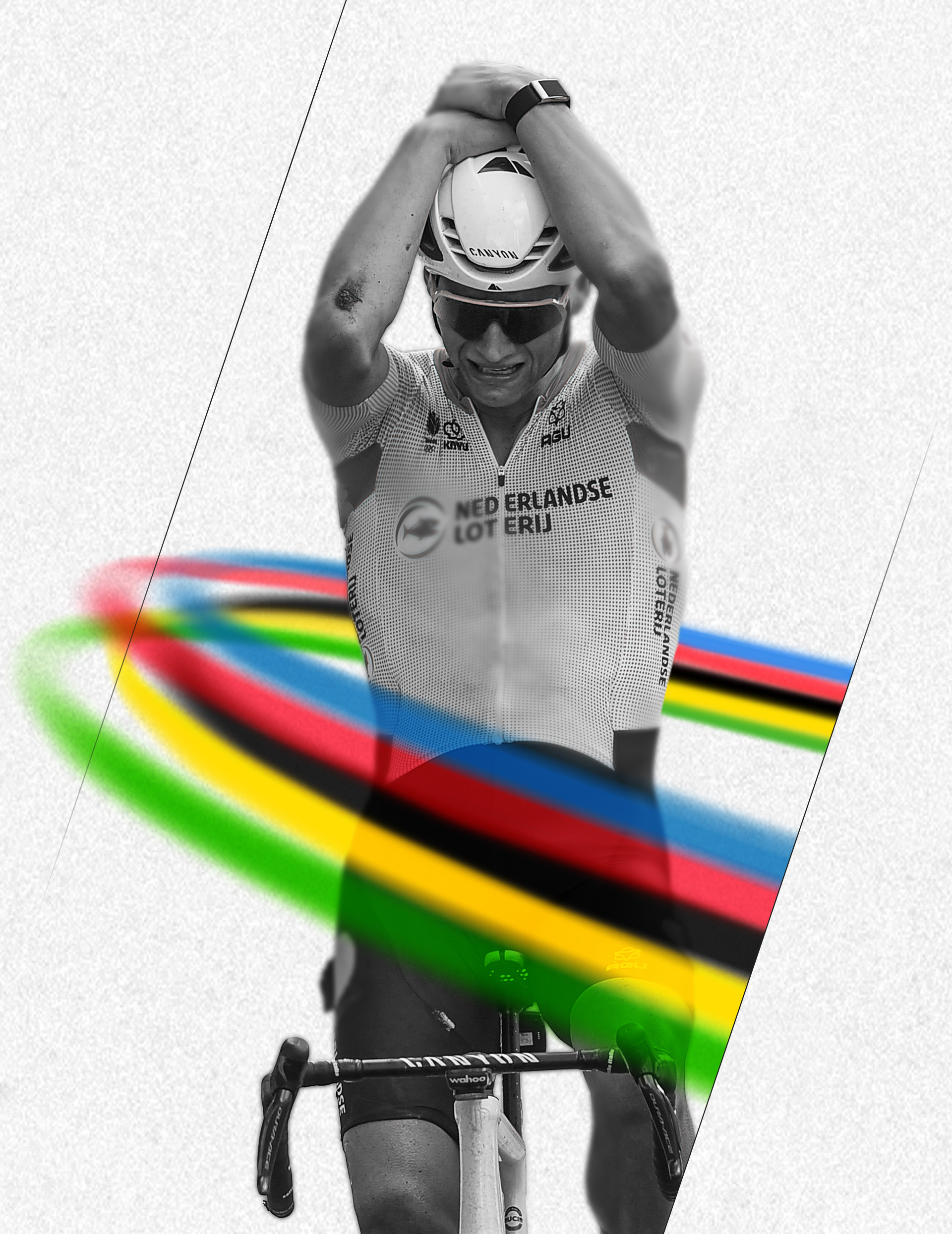 El maillot arco iris para MVDP